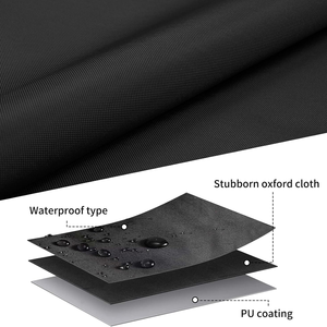 Wholesale Oval Poker <b>Table</b> Cover <b>Card</b> <b>Table</b> Cover with Adjustable Elastic and Buckle Waterproof Oxford Fabric 96"L x 44"W Black - Product Image 4