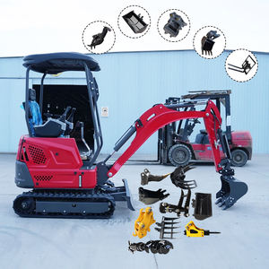 Высокоэффективный гусеничный мини-экскаватор 1,8 тонны для ландшафтных работ, строительства, земляных работ, малый экскаватор, мини-землеройная машина - Product Image 1