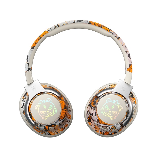 2025 Cross-Border Foreign Trade Head-Mounted for 5.4 Gaming Graffiti Chinese Style Headphones Active Noise Cancellation