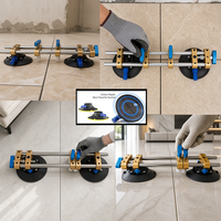 Outils à main de haute qualité, ventouse à vide de 6 pouces, ventouse à double griffe pour l'installation de pierres, de verre et de carreaux