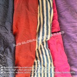 Trapo Industrial Multicolor, Bulto de 20 Kg, Grado A, 100% Algodón, Uso Industrial Marino, Trapos de Camiseta de Colores, Trapos de Algodón - Product Image 4