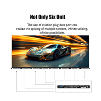 Écran publicitaire LED portable pliable P2.5 intérieur/extérieur avec étanchéité IP65/IP67, fréquence de rafraîchissement 3840Hz, support sur pied