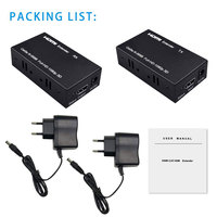 Extenseur IP 4K 60Hz RJ45 Plug & Play, émetteur-récepteur sans fil KVM HD MI, répéteur pour PS4 HDTV PC