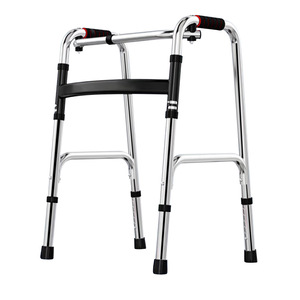 Aide à la marche pour personnes âgées avec pieds antidérapants et siège compatible - Product Image 1