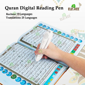 Corano corano in oro A-M10 con codice colore corno <span class=keywords><strong>Sharif</strong></span> leggere penna prodotti islamici Quran Book con Bu - Product Image 2
