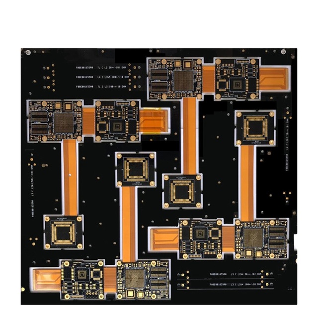 High Difficulty Customized RoHS Rigid Flexible Pcb