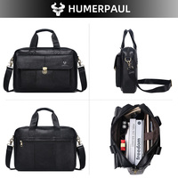 Maletines de Negocios de Cuero Genuino Personalizados al por Mayor, Maletines de Lujo para Hombre, para Portátil, para Viajes y Trabajo, Multifuncionales, Grandes