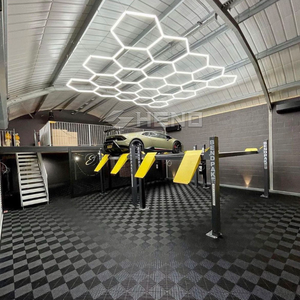 กระเบื้องปูพื้นแบบโมดู<span class=keywords><strong>ล</strong></span>าร์ขนาด 40x40 ซม. ติดตั้งง่าย กระเบื้องแบบประกบกันได้ แข็งแรง เหมาะสำหรับปูพื้นโรงรถ - Product Image 5