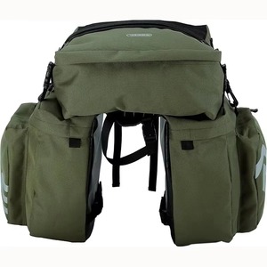 Accesorios Profesionales para Ciclismo, Juego de Bolsas de Transporte para Bicicleta 3 en 1, Impermeables, Ligeras, de 20L, Color Verde, Bolsa de Sillín para Portaequipajes de Bicicleta - Product Image 1