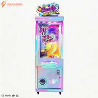 Machine à griffes à monnayeur, machine de jeu d'arcade attrape-poupées, distributeur de cadeaux blind box double face pour centre de jeux