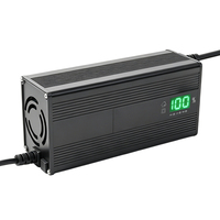 Chargeur intelligent de batterie Li-ion 72V8A AC/DC pour batterie Lifepo4, certifié CE, entrée 220V pour véhicules électriques