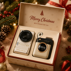 Christmas Gift Set CAM-10 5K <b>Camera</b> with QYPB-289 Mini Power Bank in Elegant Box - Product Image 1