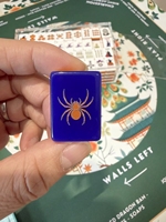 Jeu de tuiles de mahjong américain Halloween Citrouille Araignée, 160 pièces en acrylique, gravées sur mesure, avec tapis cadeau