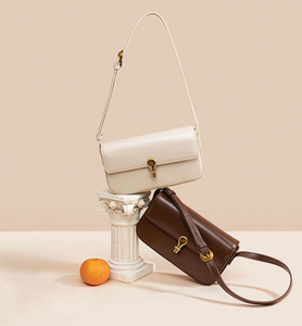 Bolso de mujer cuadrado de cuero genuino a la moda, bolso de mujer de marca, bolso de mujer de cuero genuino - Product Image 1