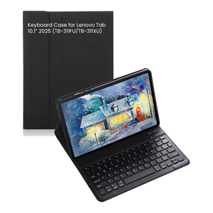Étui <span class=keywords><strong>Clavier</strong></span> Populaire pour Tablette <span class=keywords><strong>Lenovo</strong></span> Tab 10.1 Pouces 2025 TB-311FU/TB-311XU – Housse Antichoc et <span class=keywords><strong>Protection</strong></span> Contre les Chutes - Product Image 1