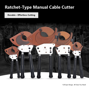रैचेट केबल कटर J40 J52 j75 j75 J100 मैनुअल गियर स्टील स्ट्रैंड वायर कटर केबल - Product Image 5