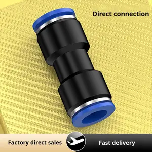 Connecteur rapide de tuyau d'air en PU <span class=keywords><strong>joint</strong></span> bout à bout en plastique droit pneumatique pour raccords 4/5/6/8/10/12/14/16 - Product Image 4