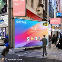 Écran d'affichage vidéo LED SMD RGB couleur pleine extérieur P8 IP65 avec animation et graphiques