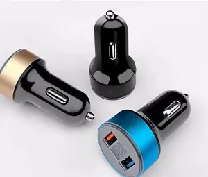 Cantell Smart 5V 3.1A USB chargeur de <span class=keywords><strong>voiture</strong></span> rapide <span class=keywords><strong>adaptateur</strong></span> 12.5V double USB téléphones mobiles caméras 10W puissance chargeur de <span class=keywords><strong>voiture</strong></span> électrique écouteurs - Product Image 5
