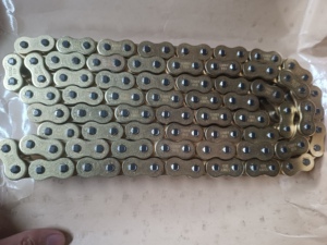 <span class=keywords><strong>Cadena</strong></span> Reforzada para Motocicleta JFG Accesorios 420 428 428h <span class=keywords><strong>520</strong></span> <span class=keywords><strong>Cadena</strong></span> <span class=keywords><strong>Dorada</strong></span> para Moto - Product Image 3