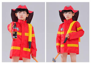 Conjunto <span class=keywords><strong>de</strong></span> disfraz <span class=keywords><strong>de</strong></span> juego <span class=keywords><strong>de</strong></span> rol <span class=keywords><strong>de</strong></span> jefe <span class=keywords><strong>de</strong></span> <span class=keywords><strong>bomberos</strong></span> infantil, traje <span class=keywords><strong>de</strong></span> bombero <span class=keywords><strong>de</strong></span> simulación con accesorios realistas, disfraz <span class=keywords><strong>de</strong></span> carrera <span class=keywords><strong>de</strong></span> bombero - Product Image 6