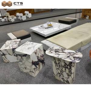 Nueva Tendencia en Mármol, <span class=keywords><strong>Precio</strong></span> por <span class=keywords><strong>M2</strong></span> de Losa de Calacatta Viola para Diseño de Encimeras de Cocina Interiores - Product Image 6