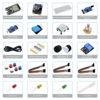 Kit de démarrage ESP32 Basic - Carte ESP32S WiFi, kit d'apprentissage IoT avec composants de capteurs pour projets DIY MicroPython