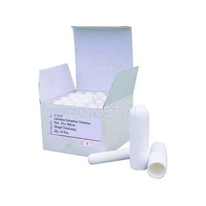 แท่นกรองสารสกัดโซกซ์เล็ตแก้วความบริสุทธิ์สูงสำหรับห้องปฏิบัติการ RONGTAI ผลิตจากโรงงานในจีน สำหรับการสกัดเส้นใยเซลลูโลส - Product Image 5