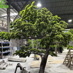 Árvore de Pinheiro Artificial de Alta Qualidade com Toque Real, Resistente a UV e Retardante de Chamas, Grande <span class=keywords><strong>Podocarpus</strong></span> Cedro para Decoração Interna e Externa - Product Image 4