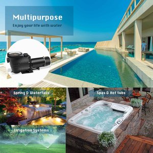 <span class=keywords><strong>Pompe</strong></span> de <span class=keywords><strong>piscine</strong></span> immergée monophasée auto-amorçante 1,5 CV à économie d'énergie, deux vitesses, pour piscines familiales et sports nautiques - Product Image 6