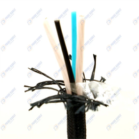 Kabel UAV Tahan Panas Tembaga Ringan 1000VDC 2 X 18AWG dengan Isolasi Fluoroplastik untuk Aerospace, Kabel Daya Listrik