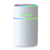 Humidificateur coloré, mini pulvérisateur de brume pour voiture et bureau, sept couleurs, silencieux, aromathérapie, éclairage d'ambiance pour la maison