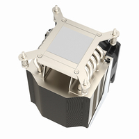 COOLSERVER LGA 115X 1155 1151 4UR19 Refroidisseur de processeur de serveur de bureau actif, radiateur, dissipateur thermique, 5 caloducs, deux roulements à billes, TDP 165W