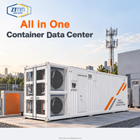 Conteneur de centre de données ZTMM 40 pieds, conteneur de centre de données IA 40 pieds 500 kW à refroidissement hybride pour la récupération après catastrophe, prise en charge OEM ODM