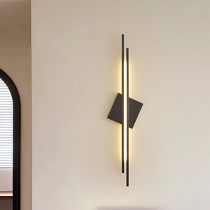 Lámpara de Pared de Lujo de Estilo Nuevo 2024 para Sala de Estar, Tira Larga de Alta Calidad con Decoración de Rejilla para Fondo de TV, Pared de Dormitorio - Product Image 5