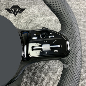 Volant de voiture personnalisé en fibre de carbone avec éclairage LED, adapté aux modèles W222 W203 W204 W205 W212 W213 CLS W218 - Product Image 3