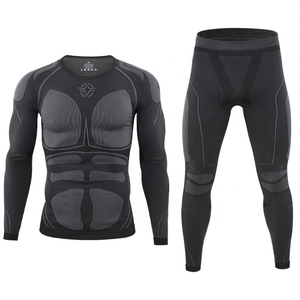 Ensemble de <span class=keywords><strong>sous</strong></span>-vêtements thermiques <span class=keywords><strong>pour</strong></span> hommes, couche de base de sport, haut et bas à manches longues, caleçons à séchage rapide, leggings <span class=keywords><strong>pour</strong></span> <span class=keywords><strong>ski</strong></span>, course et fitness - Product Image 4