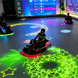 <span class=keywords><strong>Jeux</strong></span> de voiture immersifs Mario Kart Simulateur de course Réalité virtuelle Projecteur interactif Jeu Go Kart Racing Circle Bumper Cars - Product Image 1