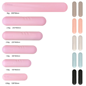 Gym Weight <b>Dumbbell</b> Pilates Hand Weight Women Yoga Pilates Accessories Kit Pilates Weight Home Gym Silicone <b>Dumbbell</b> 1Kg Fitness - Product Image 1