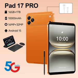 Nueva Tablet Pad <span class=keywords><strong>17</strong></span> Pro de 10.1 Pulgadas con Android 15 - Snapdragon 8 Gen 3, Pantalla Perforada de 2560*1600, 16GB+1TB, Versión Global 5G - Product Image 1