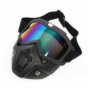 Motorcycle Half Face Helmet With Blue <b>Mirror</b> Visor Polycarbonate <b>Shell</b> One Size All Seasons Riding Protection - Product Image 1