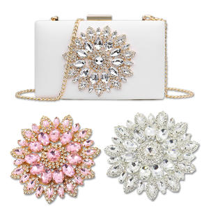 ファッションSew on Crystal ABフラワーラインストーンガラスアップリケフラットバックダイヤモンドストラスソーイングクロークリスタルストーン - Product Image 6