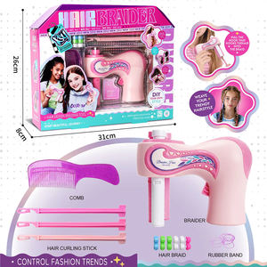 Kit de trenzado automático AiJH DIY, máquina de trenzar el cabello con luces, juego de herramientas, rodillo de plástico para trenzar, máquina de trenzar, juguetes para niñas - Product Image 5