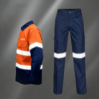 Vêtements de travail en coton, chemise, pantalon, uniforme, combinaison de travail, construction, exploitation minière, industrie, vêtements de sécurité réfléchissants, vêtements de travail haute visibilité
