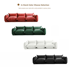 Set Divano Componibile Modulare ATUNUS dal Design Moderno e Unico, Divano a L Contemporaneo in Tessuto di Velluto Vintage per Arredo Casa - Product Image 6