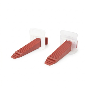 Système de nivellement de <span class=keywords><strong>carrelage</strong></span> en plastique 100 pièces Clips d'espacement de nivellement et 100 pièces <span class=keywords><strong>Kit</strong></span> d'outils de <span class=keywords><strong>carrelage</strong></span> réutilisables pour sol de salle de bain - Product Image 2