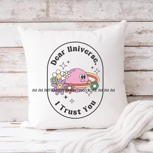 Funny Positive Life Vibes Self Love You Matter Motivational Quotes Iron On DTF Transfers Stickers Prêt à presser pour les sweatshirts - Product Image 5