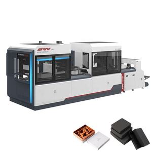 Nouvelle boîte en carton rigide conçue automatique de Digital faisant la machine avec le système de positionnement de caméra de robot de <span class=keywords><strong>Yamaha</strong></span> - Product Image 1