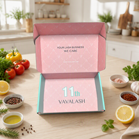 Boîtes en carton ondulé pliables imprimées sur mesure, échantillon gratuit, emballage couleur, boîte d'expédition en carton kraft, vente en gros