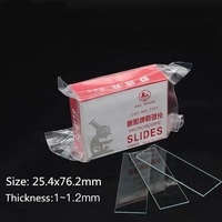 HAIJU LAB High Quality Laboratory Biology Microscope Glass Slides 7101 With 50 Pre-Cleaned Blank Slides
